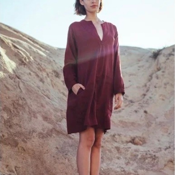 Sugar Candy Mountain Capucine Dress 100% Linen S - Picture 11 of 11